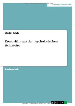 portada Kreativität - aus der psychologischen Sichtweise (German Edition)