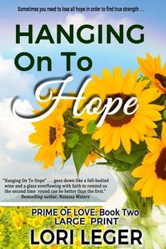 portada Hanging On To Hope: Large Print (in English)