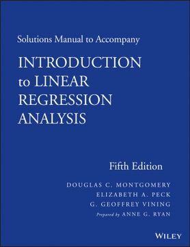portada Solutions Manual to Accompany Introduction to Linear Regression Analysis 