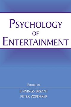 portada Psychology of Entertainment (Routledge Communication Series) (en Inglés)