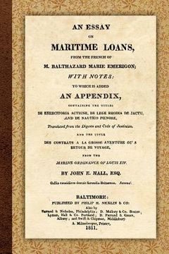 portada an essay on maritime loans (in English)