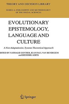 portada evolutionary epistemology, language and culture: a non-adaptationist, systems theoretical approach (en Inglés)