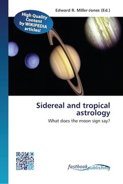 portada Sidereal and tropical astrology (en Inglés)
