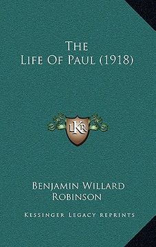 portada the life of paul (1918) (en Inglés)