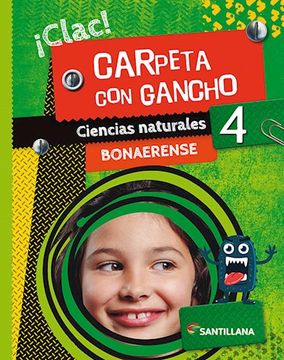 portada Ciencias Naturales 4 Bonaerense Santillana Clac Carpeta con Gancho