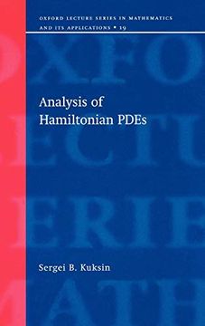 portada Analysis of Hamiltonian Pdes (Oxford Lecture Series in Mathematics and its Applications) (en Inglés)