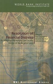 portada resolution of financial distress: an international perspective on the design of bankruptcy laws