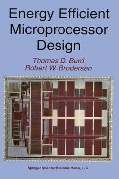 portada Energy Efficient Microprocessor Design (en Inglés)