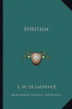 portada spiritism (en Inglés)