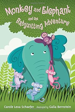portada Monkey and Elephant and the Babysitting Adventure (en Inglés)