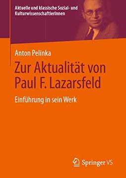 portada Zur Aktualität von Paul f. Lazarsfeld: Einführung in Sein Werk (en Alemán)