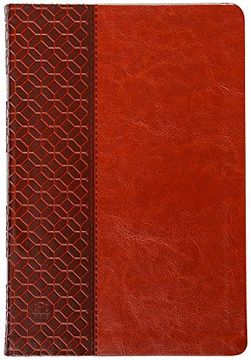 portada The Passion Translation new Testament With Psalms Proverbs and Song of Songs (2020 Edn) Large Print Brown Faux Leather 
