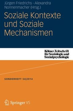 portada Soziale Kontexte und Soziale Mechanismen (en Alemán)