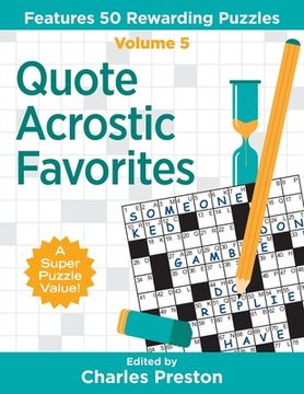 portada Quote Acrostic Favorites: Features 50 Rewarding Puzzles