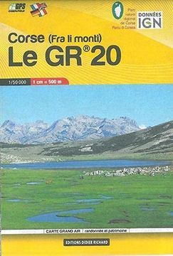 portada Carte en Poche Corse: Le Gr20