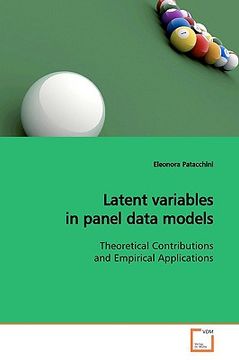 portada latent variables in panel data models (en Inglés)