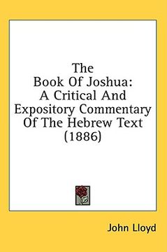 portada the book of joshua: a critical and expository commentary of the hebrew text (1886) (en Inglés)