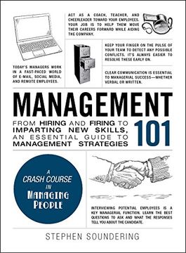 portada Management 101: From Hiring and Firing to Imparting New Skills, an Essential Guide to Management Strategies (Adams 101)