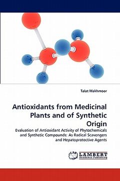 portada antioxidants from medicinal plants and of synthetic origin (en Inglés)