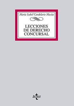portada Lecciones de Derecho Concursal (Derecho - Biblioteca Universitaria De Editorial Tecnos)