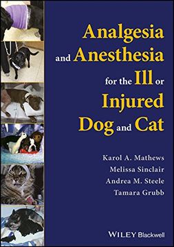 portada Analgesia and Anesthesia for the ill or Injured dog and cat (en Inglés)