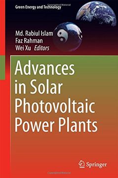 portada Advances in Solar Photovoltaic Power Plants (Green Energy and Technology)