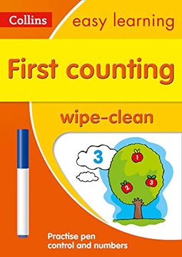portada First Counting age 3-5 Wipe Clean Activity Book: Ideal for Home Learning (Collins Easy Learning Preschool) (in English)