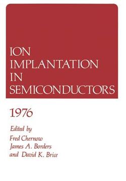 portada Ion Implantation in Semiconductors 1976 (en Inglés)