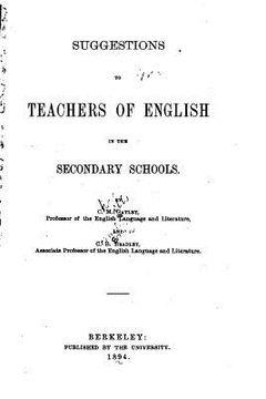 portada Suggestions to teachers of English in the secondary schools (in English)