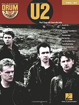 portada U2 - Drum Play-Along Vol. 34 Book/Online Audio (en Inglés)