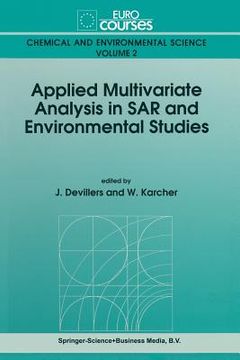 portada Applied Multivariate Analysis in Sar and Environmental Studies (en Inglés)