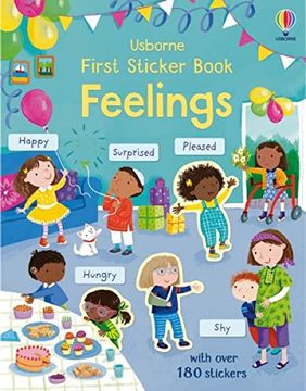 portada First Sticker Book Feelings (First Sticker Books) (in English)