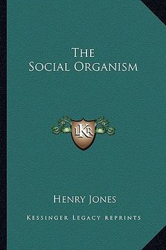 portada the social organism (en Inglés)