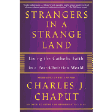 portada Strangers in a Strange Land: Living the Catholic Faith in a Post-Christian World (en Inglés)