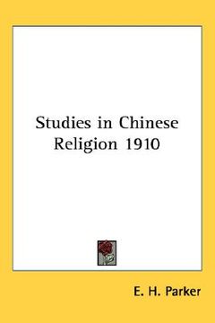 portada studies in chinese religion 1910 (en Inglés)
