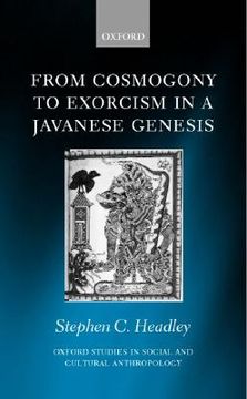 portada from cosmogony to exorcisim in a javanese genesis (en Inglés)