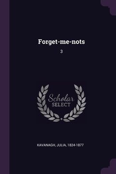 portada Forget-me-nots: 3 (in English)