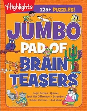 portada Jumbo pad of Brain Teasers (Highlights(Tm) Jumbo Books & Pads) (en Inglés)