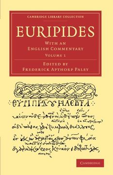 portada Euripides 3 Volume Paperback Set: Euripides: Volume 1 Paperback (Cambridge Library Collection - Classics) (en Inglés)
