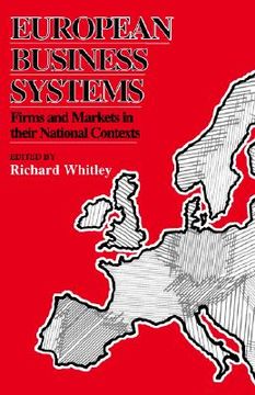 portada european business systems: firms and markets in their national contexts (en Inglés)