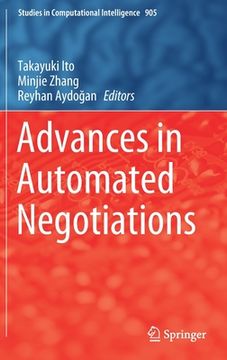 portada Advances in Automated Negotiations (in English)