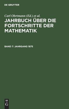 portada Jahrgang 1875 (German Edition) [Hardcover ] (en Alemán)