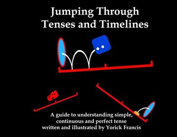 portada Jumping Through Tenses and Timelines: A guide to understanding simple, continuous and perfect tense (en Inglés)