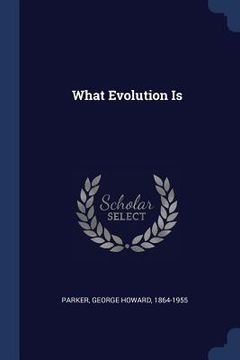 portada What Evolution Is (en Inglés)