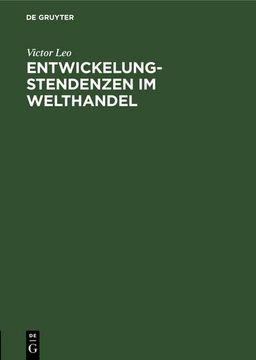 portada Entwickelungstendenzen im Welthandel (in German)