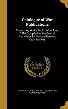 portada Catalogue of War Publications (en Inglés)