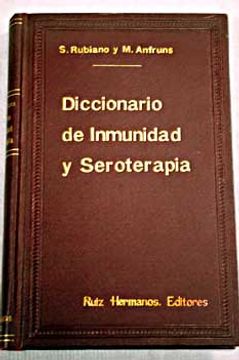 portada diccionario manual de inmunidad y seroterapia