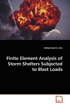portada finite element analysis of storm shelters subjected to blast loads (en Inglés)