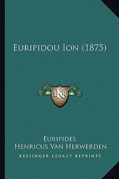 portada Euripidou Ion (1875) (en Latin)