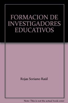 portada Formación de Investigadores Educativos (in Spanish)